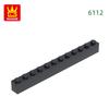 Non-Toxic 22 Pcs/Lot 6112 1X12 High 12 Hole Building Block Moc Color Accessories Compatible With Brick Diy Children'S Toy Assembly Gift