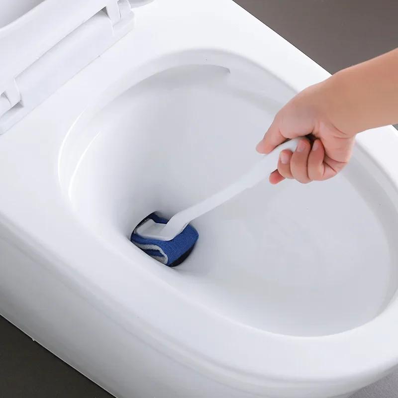 Free Detergent Toilet Brush with No Dead Corners Soft Fur Creative Toilet Brush Cleaning Brush Toilet