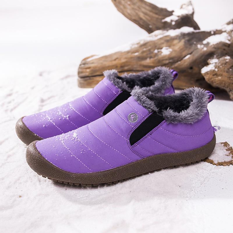 Slipper Baumwollschuhe Plüsch Warm Lässig Sportschuhe Unisex Winter Tägliche Laufschuhe Herren Damen Rutschfeste Ballerinas Größe 36-48