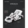 1/24 Ferrari ENZO Alloy Sports Car Model Diecast Metal Racing Super Vehicles Car Model High Simulation Sound and Light Children Toy Gift