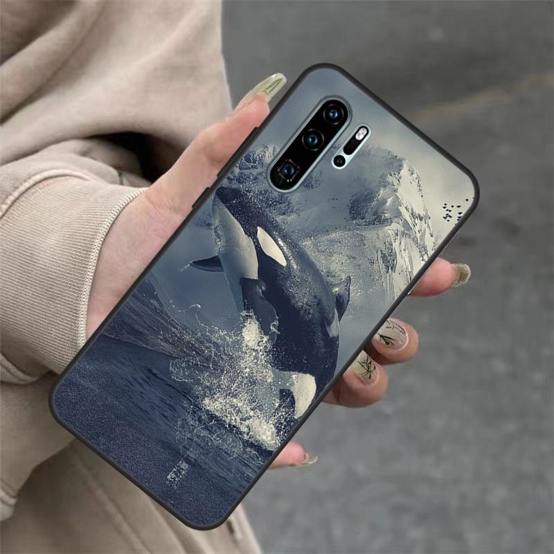 Killer Whale Orca Case For Huawei Nova 9 SE 10 5T 11i 8i 7i 3i Y61 Y91 Y60 Y70 Y90 P20 P40 Lite P30 Pro Cover