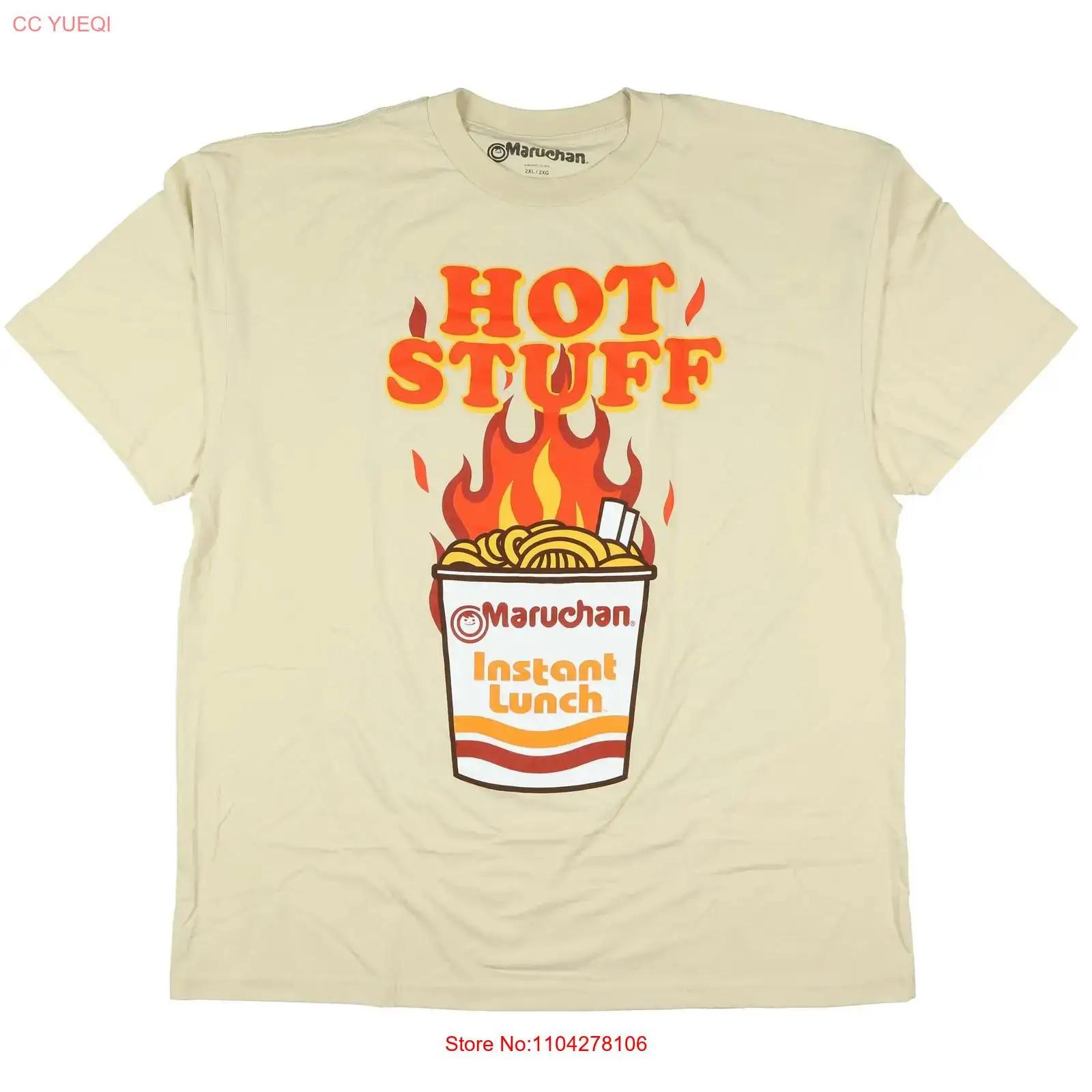 

Maruchan T Shirt Men s Hot Stuff Instant Lunch Top vintage Washed Breathable Soft Comfortable Top For Everyday Wear S разноцветный