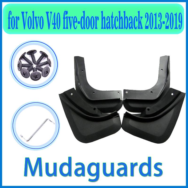 Pro Volvo V40 2013~ 2014 2015 2016 2017 2018 Auto Blatník Blatník Lapačky blatník Ochranná klapka Splash Car