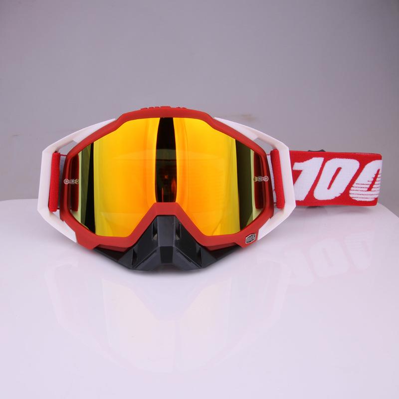 Ochelari de protecție pentru motociclete off-road: Ochelari de ciclism de exterior rezistenți la praf, rezistenți la vânt, anti-stropire