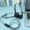 Callez Headset med Brus PC Typ C Trådbunden Fjärrkontroll Volym Mute Typ C Kompatibel med Mac Web från Office vänster och höger lättvikts USB-C
