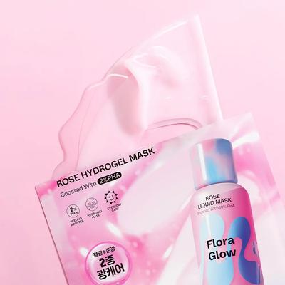 Rose PHA Hydrogel Mask 3+1 Special Set (4 Sheets)