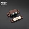 Brown Magnetic Cabinet Door Latch - Small Furniture Catch Hardware