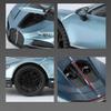Modèle de voiture Bugatti Tourbillon Supercar en alliage 1/24 Son et lumière Rappel Jouet pour enfants Objets de collection Cadeau d'anniversaire