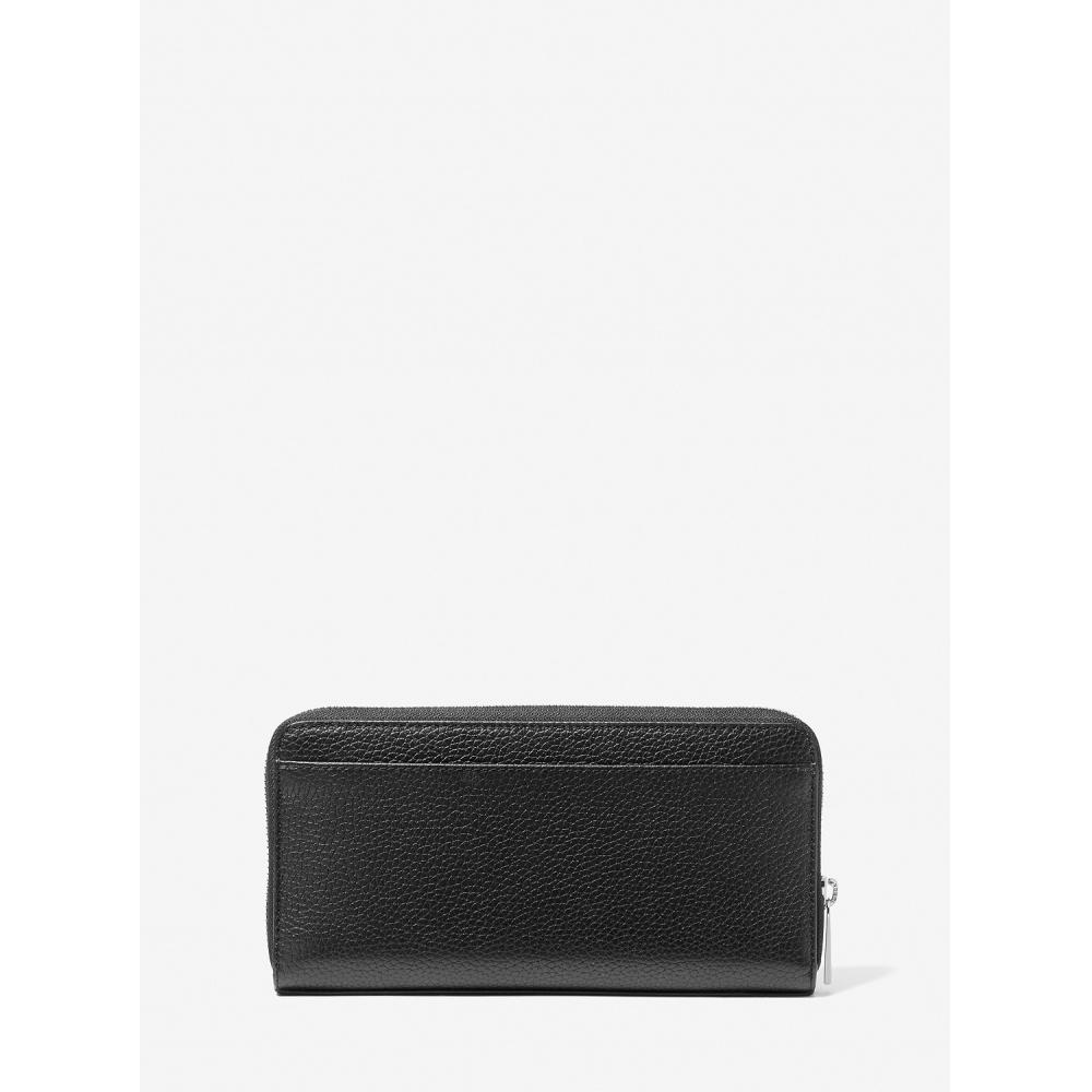 Michael Kors Cooper Pebble Leather Smartphone Wallet 36s4lcoz3l1 Black