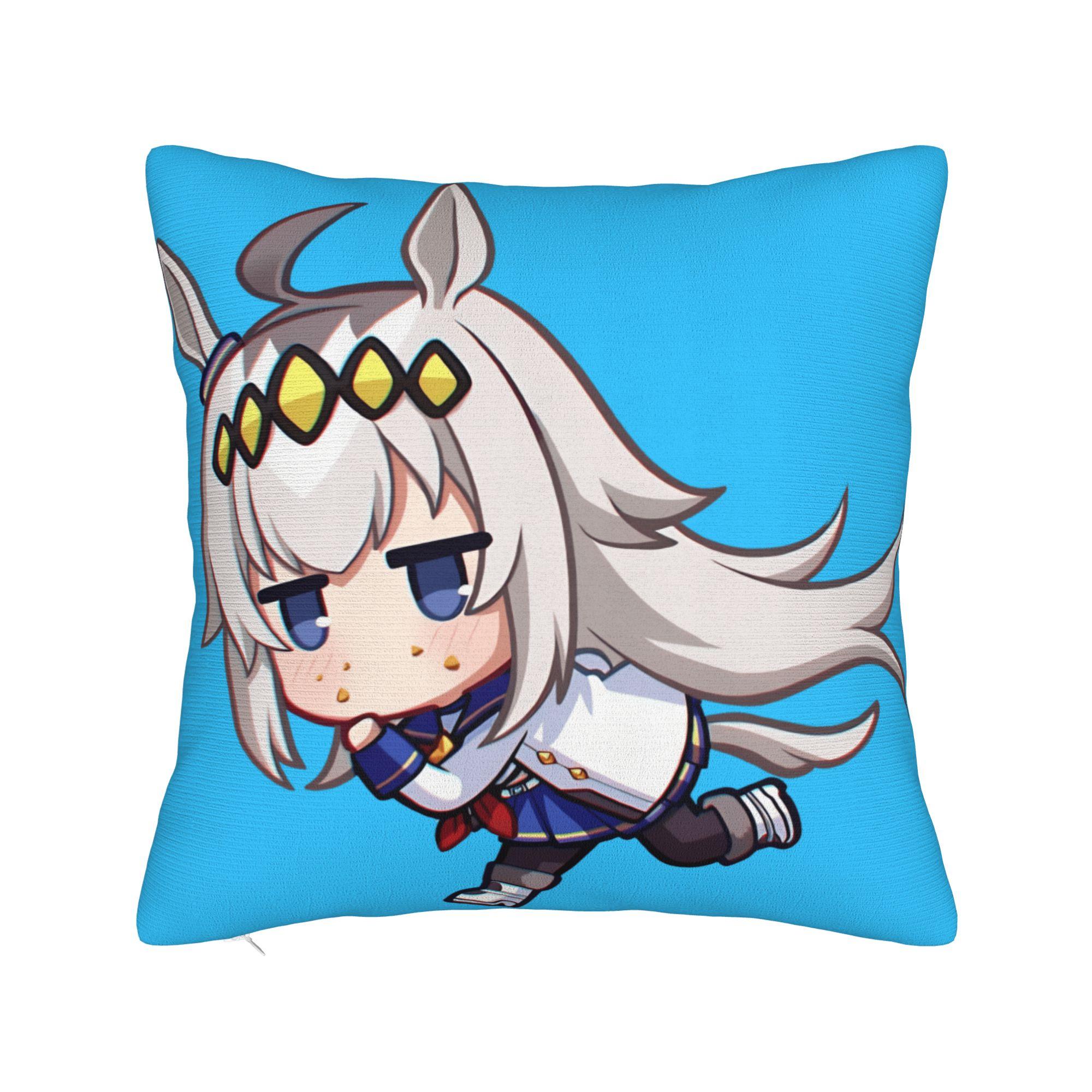 Umamusume Oguri Cap Наволочки Модная наволочка для дивана, софы, спальни, на заказ 12x12Inch