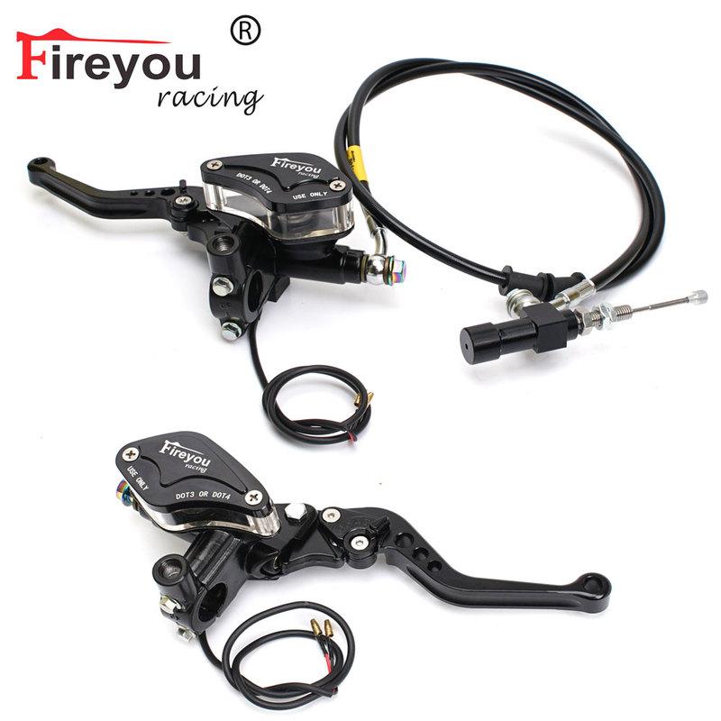Universal 12.7mm Motorcycle Hydraulic Clutch Kit wIth Lever for Honda Yamaha Kawasaki Suzuki Motos Embrague Repair Accessories