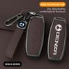 Car Smart Remote Key Fob Cover For Denza D9 Dm-I   Great Wall Pickup Truck Key Cover Zinc Alloy Leather Protective Case