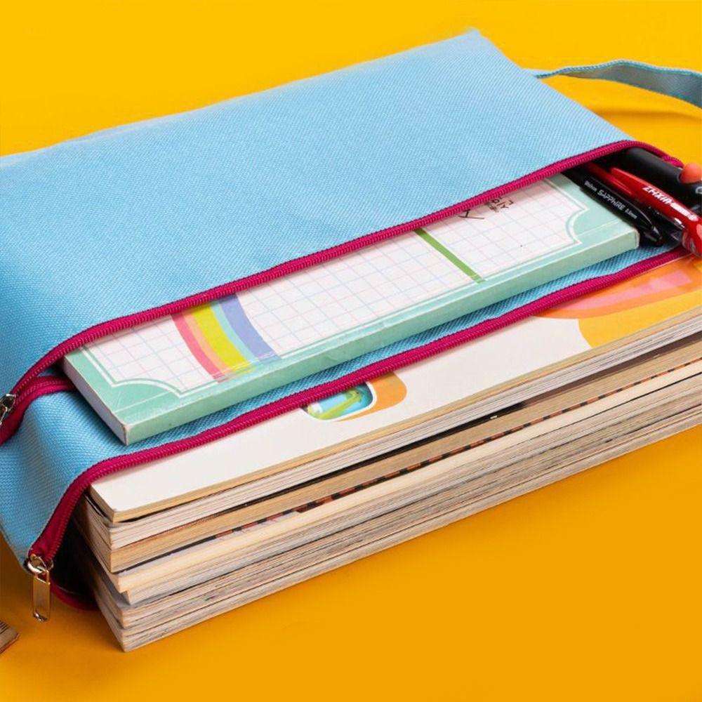 Large Capacity A4 File Organizer Document Organiser A4 File Bag Portable A4 File Holder  Contract