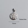 Retro Titanium Steel Cross Necklace Pendant - Stainless Steel DIY Jewelry Accessory, Fade-Resistant
