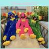 בובת קטיפה Huggy Wuggy עם אוזניים בצבעי הקשת, בהשראת Poppy Playtime, איכותית וסופר רכה