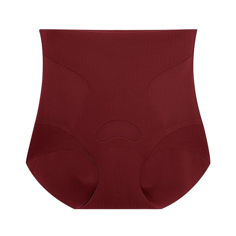 

Ladies Spring and Summer Benming Year Wedding Wedding Body Shaping Red High Waist Belly Antibacterial Briefs L красный