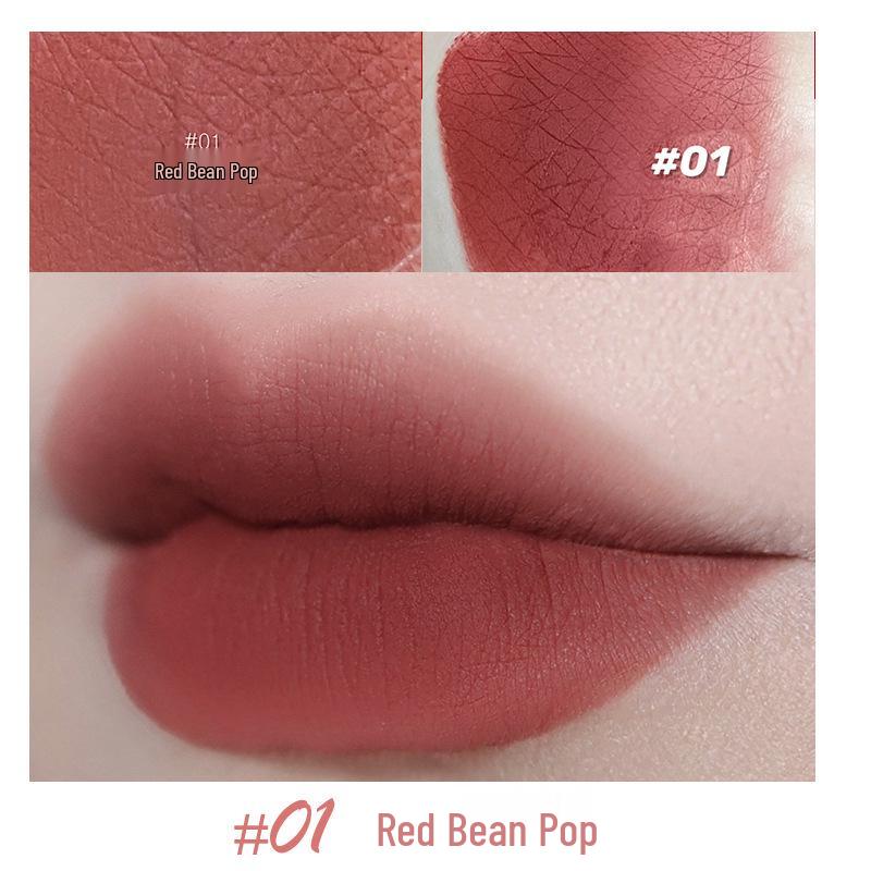 CARMELA Lipstick K04 Milk Coffee Matte Lip Glaze - Autumn/Winter Whitening Authentic.