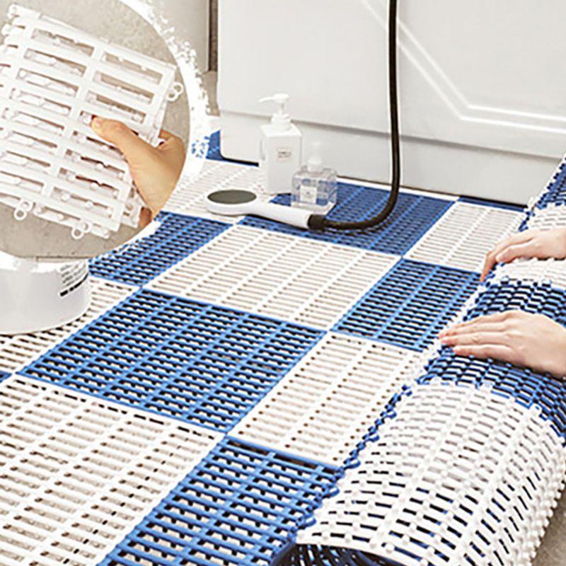 Briskstyle prefabricerad vattentät badrumsmatta badrumssteg halkskyddsdyna 1 sektion