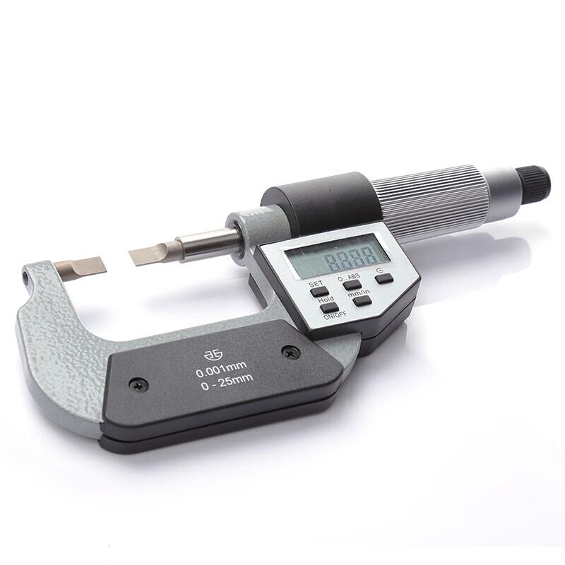 Digital Thin Blade Flat Head Micrometer