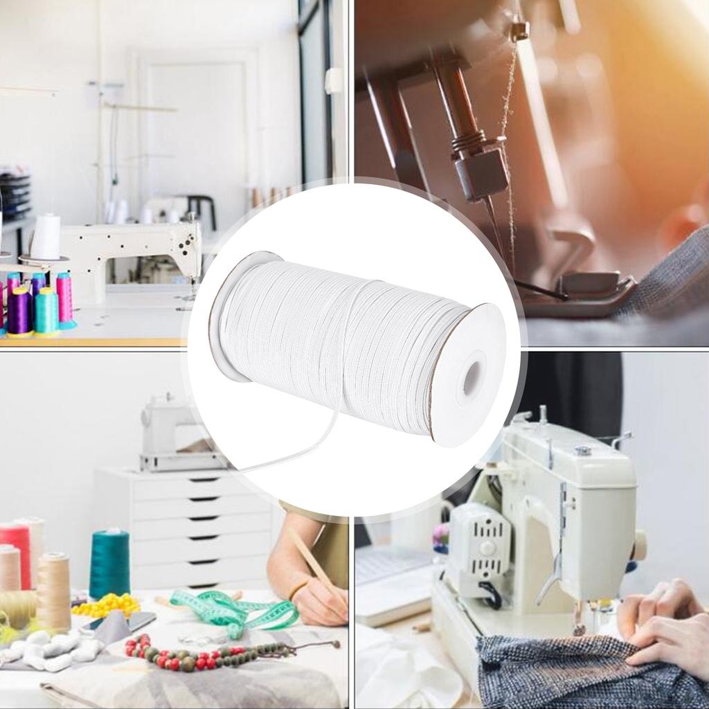 Elastic Band   Strap Rope High Elasticity Clothing Sewing Embroidery Supplies 180M