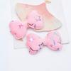 24Pcs 58*35mm Short Plush Bronzing Pattern Bow Appliques for Clothes Hat Sewing Patches DIY Baby Headwear Hair Clips Accessories