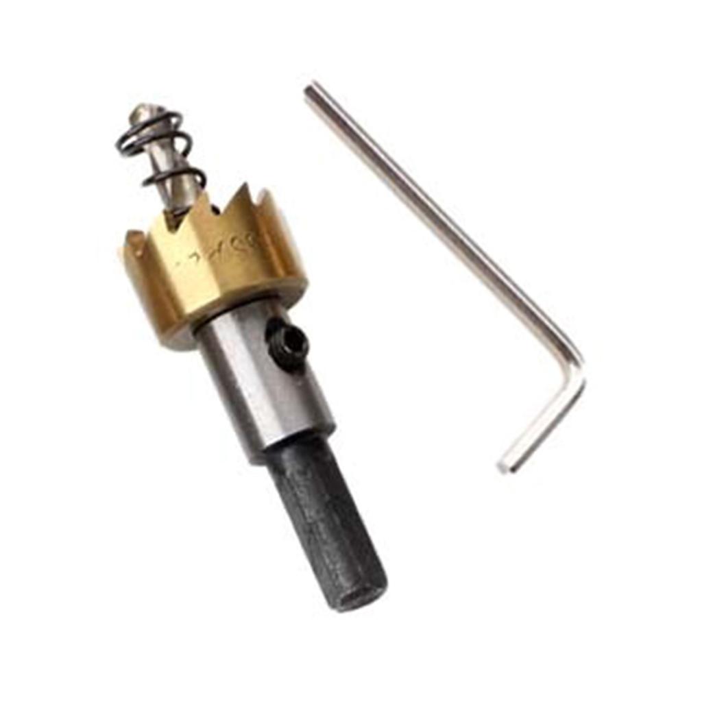 16mm High Speed Steel Hole Saw Metal Steel Hole Saw Hole Cutter for Thick Metal Stainless Steel Iron Sheet Metal Wood