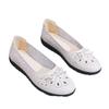Summer Soft Leather Mother Shoes Non-slip Soft Sole Middle-aged and Elderly Hollow Breathable Sandals Women's Comfortable Casual Elderly Hole Shoes