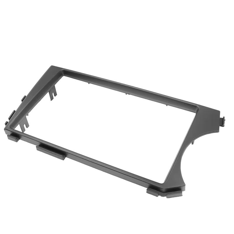 Double Din Stereo Car Radio Fascia CD Plate Panel Trim Double 2 Din Frame Kit For SSANG YONG Actyon Kyron 2005-2011 (Left Wheel)