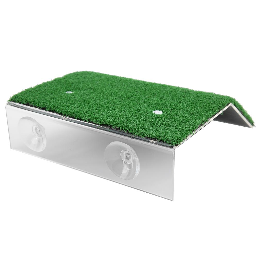 Reptile Basking Platform Plastic Simulation Lawn for Sunbathing Climbing LandscapingL