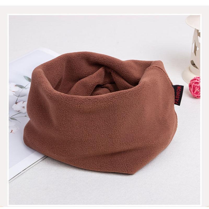Autumn and Winter Rocking Velvet Neck Scarf, Outdoor Men's and Women's Multifunctional Neck Scarf, Cycling Fleece Warm Windproof Pullover Neck Scarf