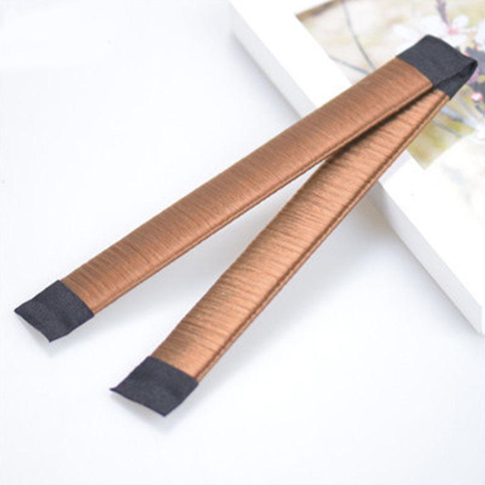 Trendy Korean Version Geometric Bun Maker 21cm Hair Accessory Fabric Material