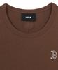 Emelbi Women'S Slim Crop Fit Cap Sleeve Short Sleeve T-Shirt Bos (Neon Brown)
