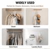 V-Shaped Hanger 360° Rotatable Storage Holder With 12 Hooks Double Sided Wall Mounted Hanger Space Saving Hat Rack Wardrobe Rack