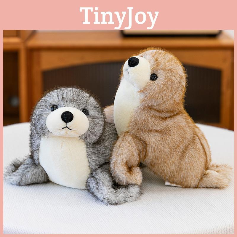 Lion Realistic Sea Stuffed Animal Plush Toy Super Soft Short Plush Marine Life Nursery Decor Gift For Kids