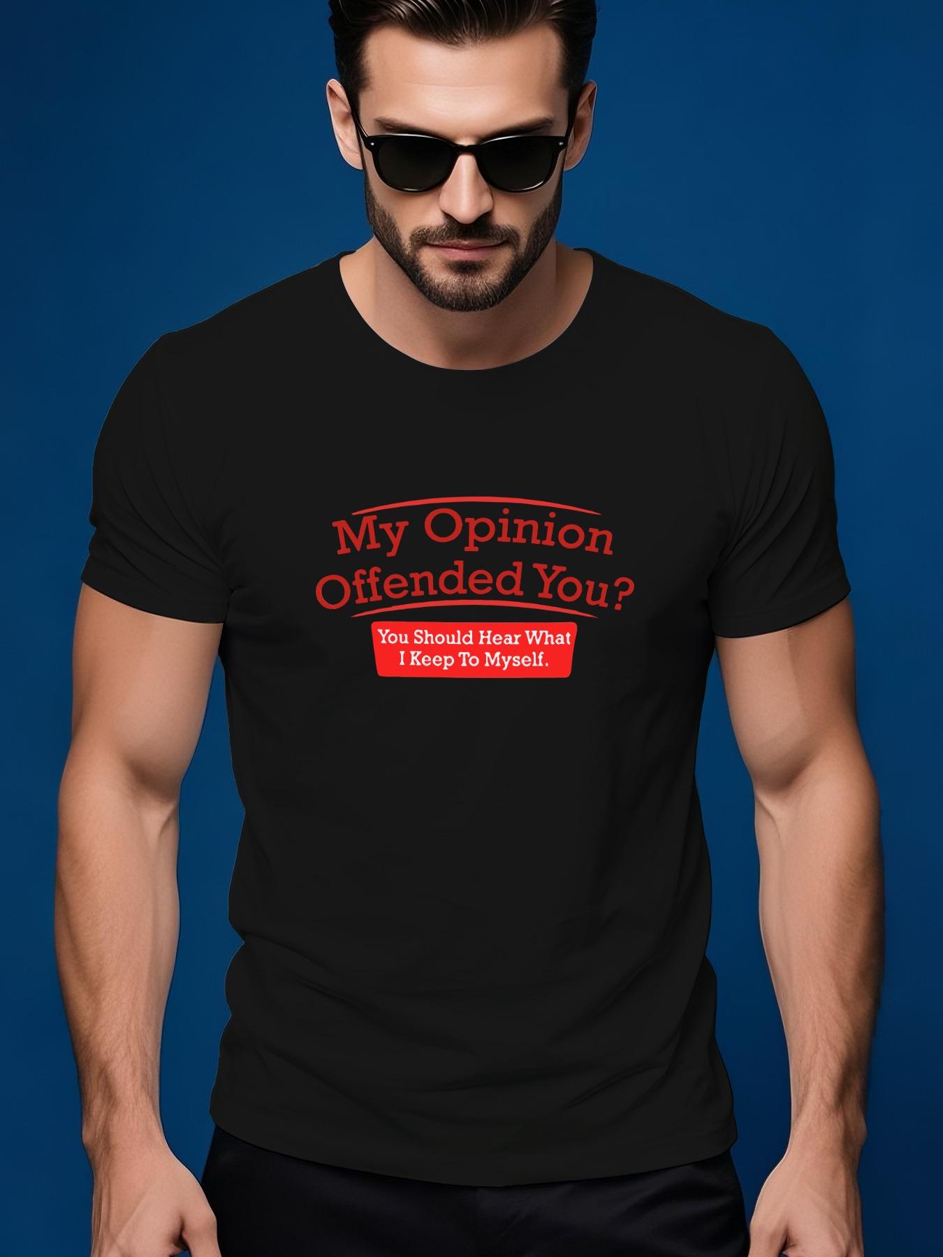 MY OPINION Graphic Tshirt Graphic Casual Tshirt - Summer ... XXL