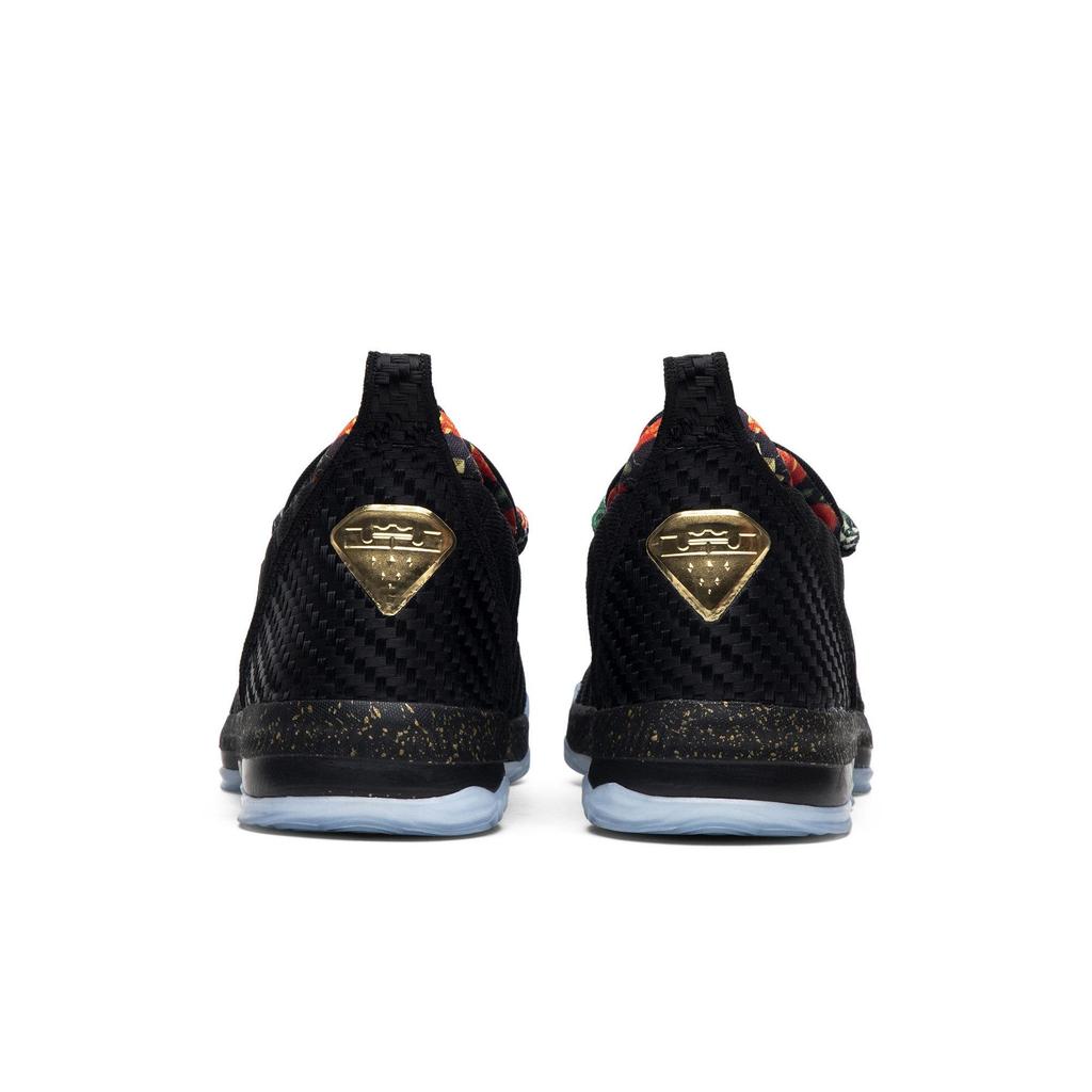 Nike LeBron 16 KC PreSchool 'Watch The Throne' (Unisex) Black / Metallic Gold-Rose Frost Kids' Basketball Shoes CJ6707 001