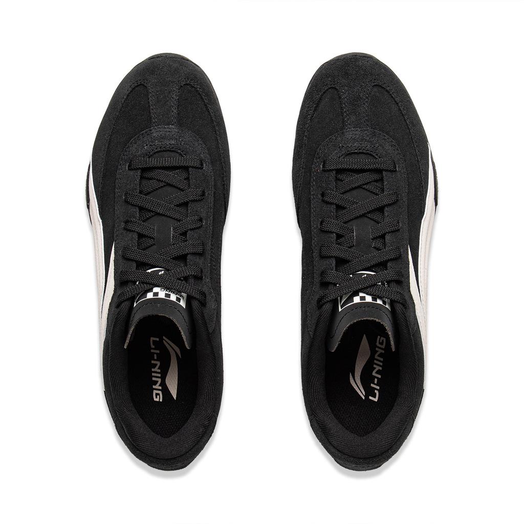 Li Ning Film TURBO Slip Resistant, Abrasion Resistant, Lightweight Low top Casual Shoes Men's Black AGLV127-2