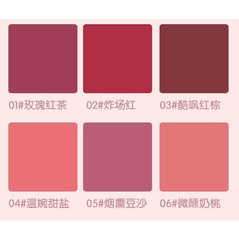 HER ORANGE~Saturated Velvet Mist Ruj mat cu tub fin Ruj roșu pozitiv mat catifea