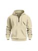 2025 Men's Casual Half-Zip Hoodie: Spring & Autumn Sports Fashion Pullover Sweatshirt