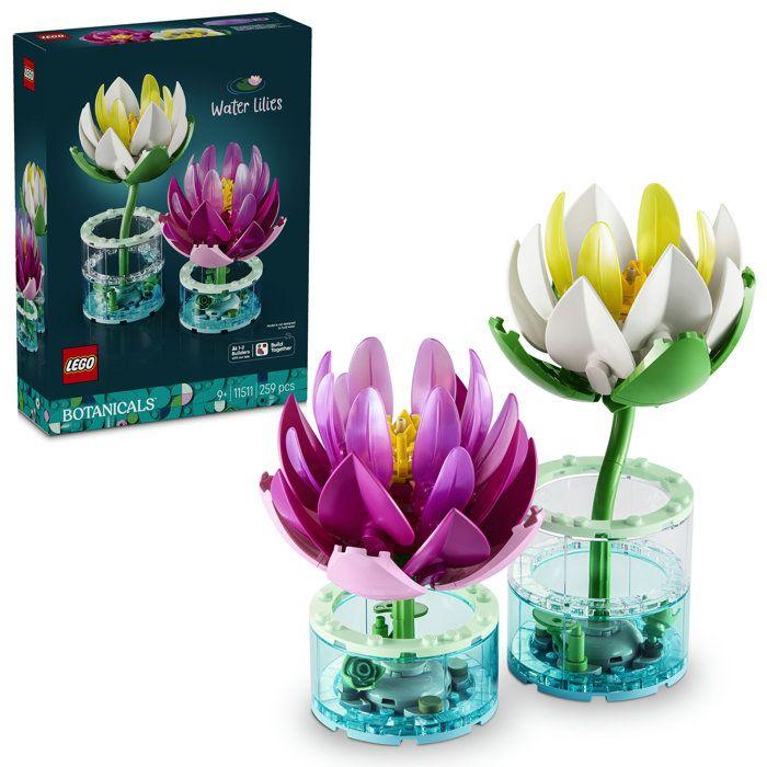 LEGO Botanicals 11511 The Water Lilies - Artificial Flower Set from 9 Years - Decoration