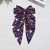 Halloween Pumpkin Ghost Bow Hair Clip - Spooky Hair Ribbon Accessory for Festive Parties