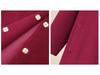 Women's Plus Size Stylish Slim-Fit Wool Winter Coat (Mid-length) 15266T