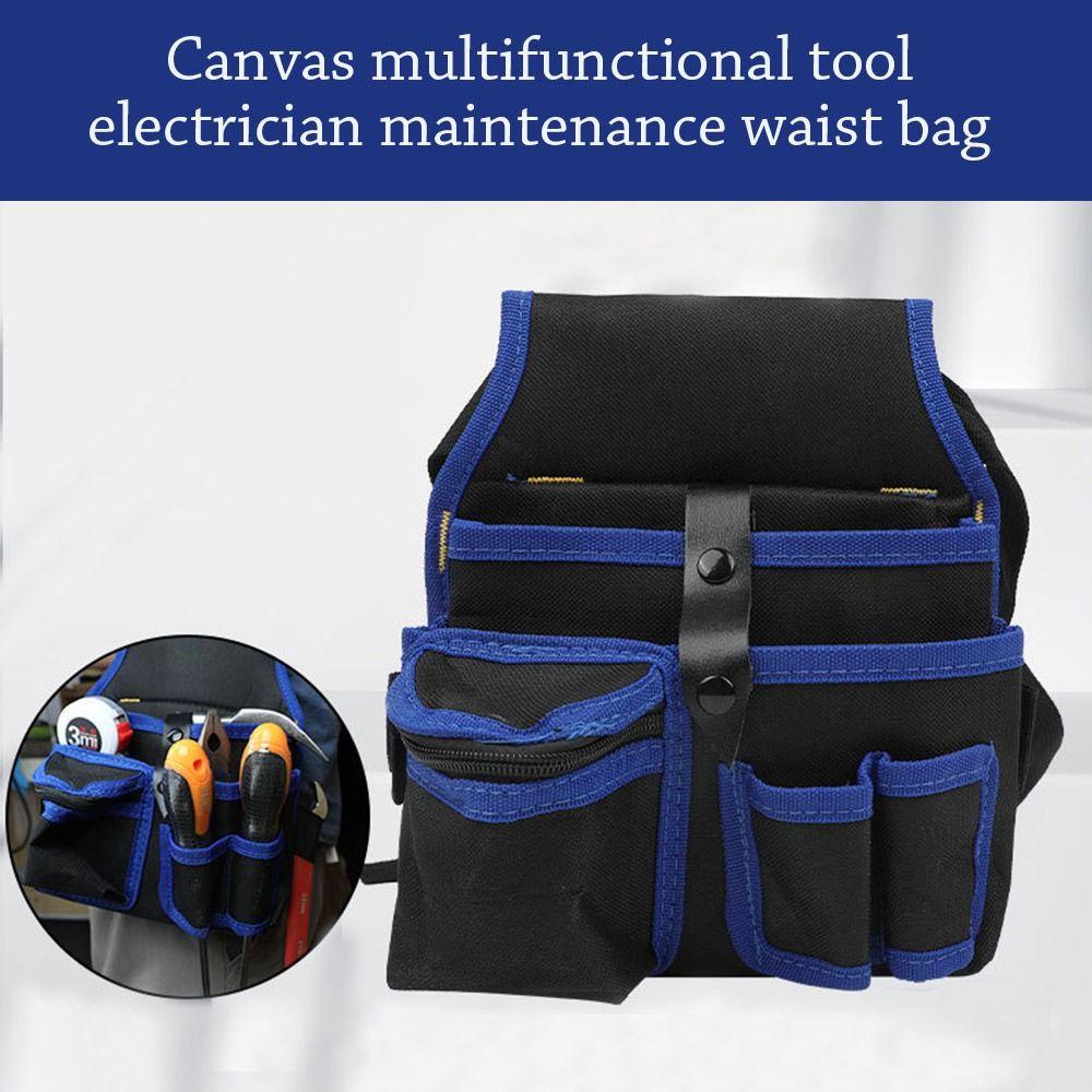 Multifunction Tool Storage Bags Multiple Pockets Toolkit Pouch  Hardware Maintenance Organizer