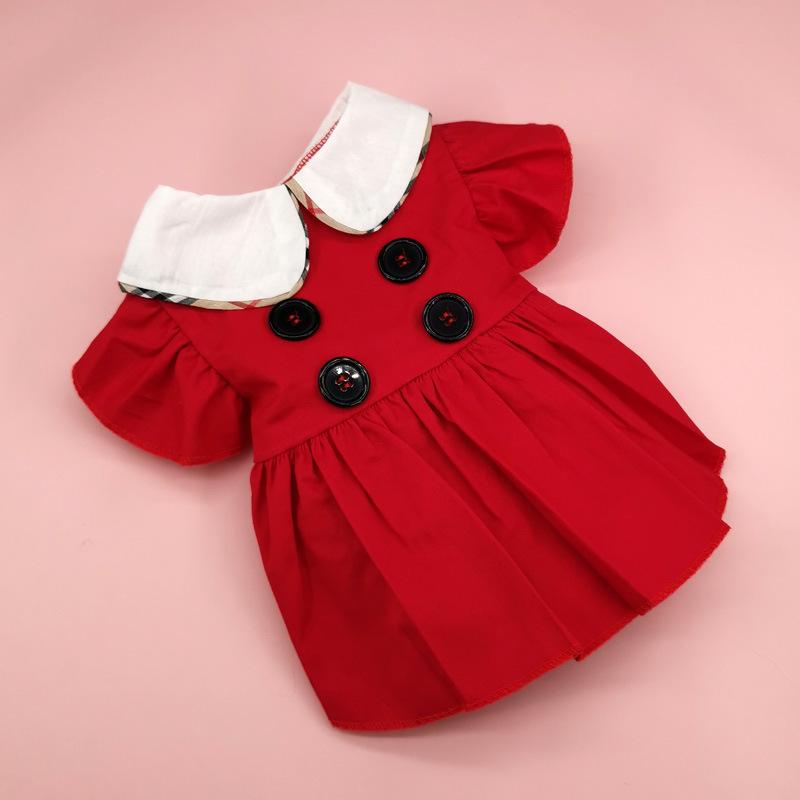 Trendy Dog Clothes Thin Spring Autumn Style Pet Cover Cat Clothes Decoration Skirt Small Dogs Cats