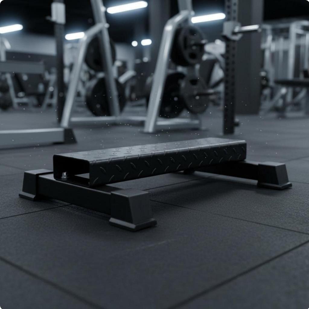 Steel Fitness Training Step Workout Equipment Handle Grip Base for Full Range