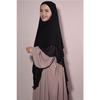 Hijab Chiffon Souffl Ready-made Veiled Black