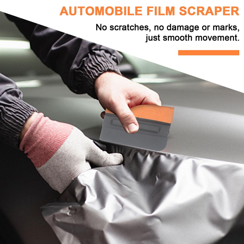 Automotive Vinyl Wraps ABS Car Window Squeegee Squeegee For Vinyl Magnetic Felt Edge Squeegee For Mirror Windshield Automotive B