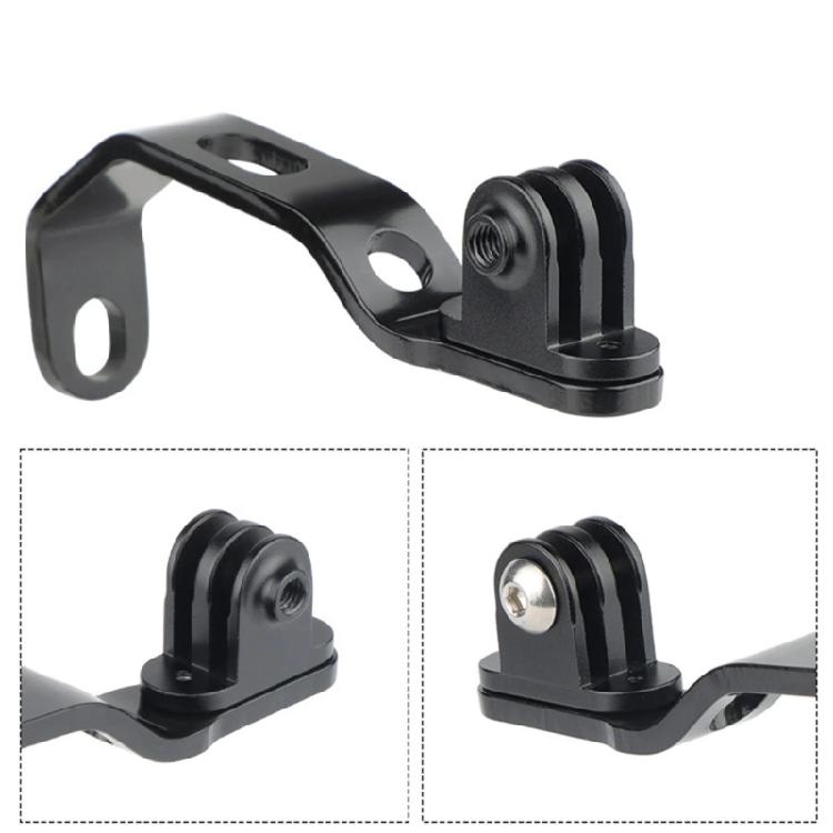 No-Drilling Bicycles Fork Camera and Light Mount Brackets with Stainless Steel Brackets and Aluminum Connecting Part