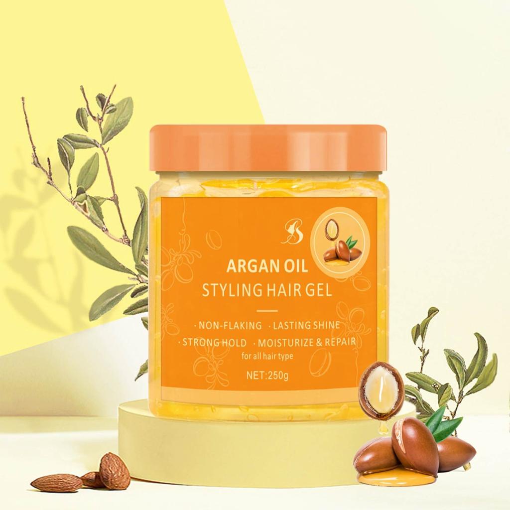 Hair Styling Gel That Is Non, Non Sticky, Controlled And Shiny, Suitable For Any Hair Type And Braid,