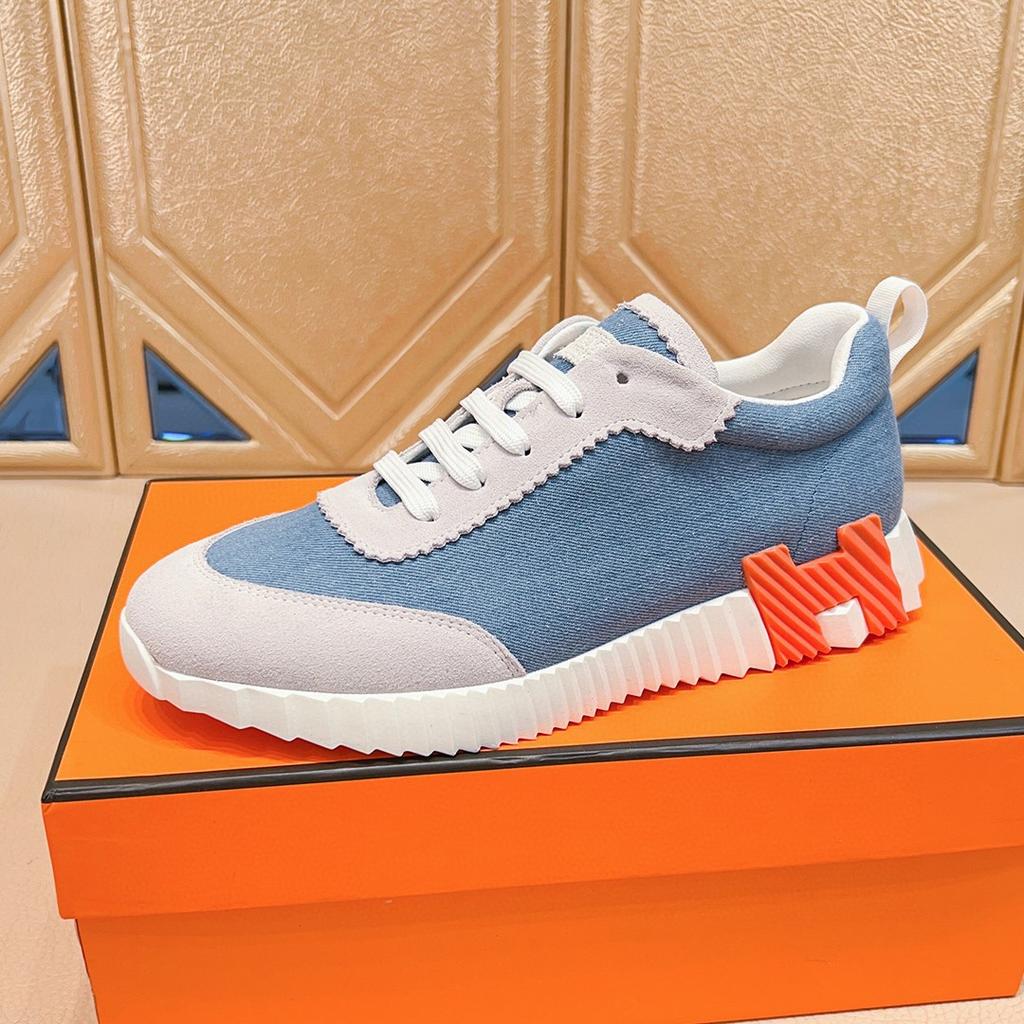 Casual Shoes Sports Lace-up Round Head Mesh Splicing Shoes Trendy Brand Breathable H Fashion Couple Board Shoes
